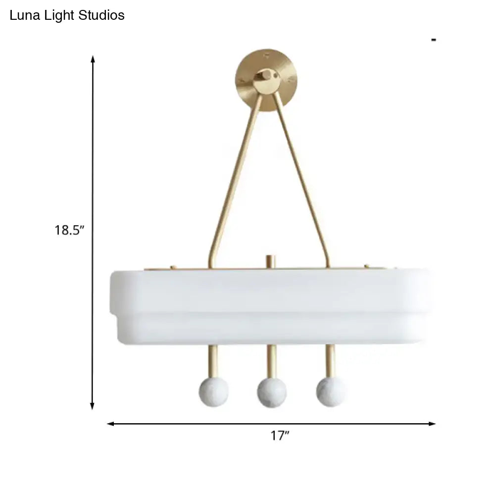Gray Sconce Wall Lamp