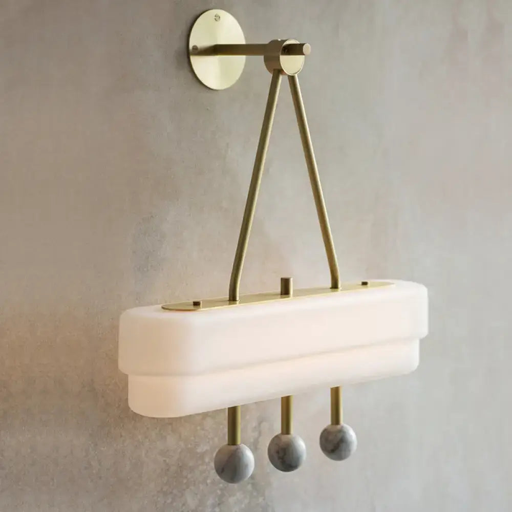 Gray Sconce Wall Lamp