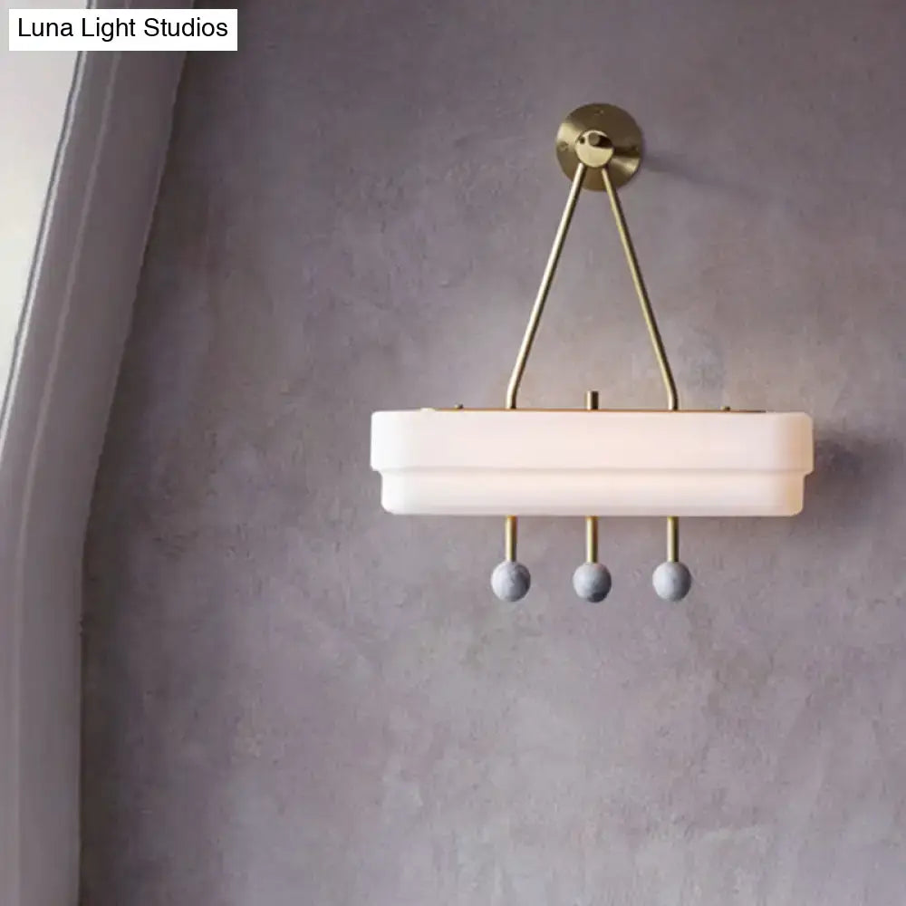 Gray Sconce Wall Lamp
