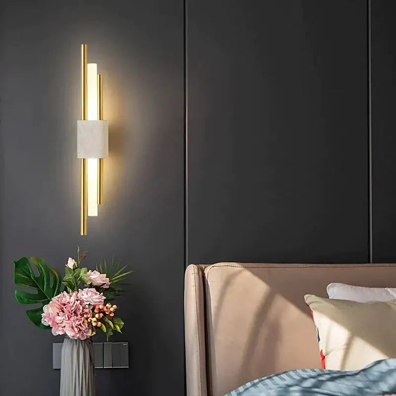 Green Marble LED Wall Lamp