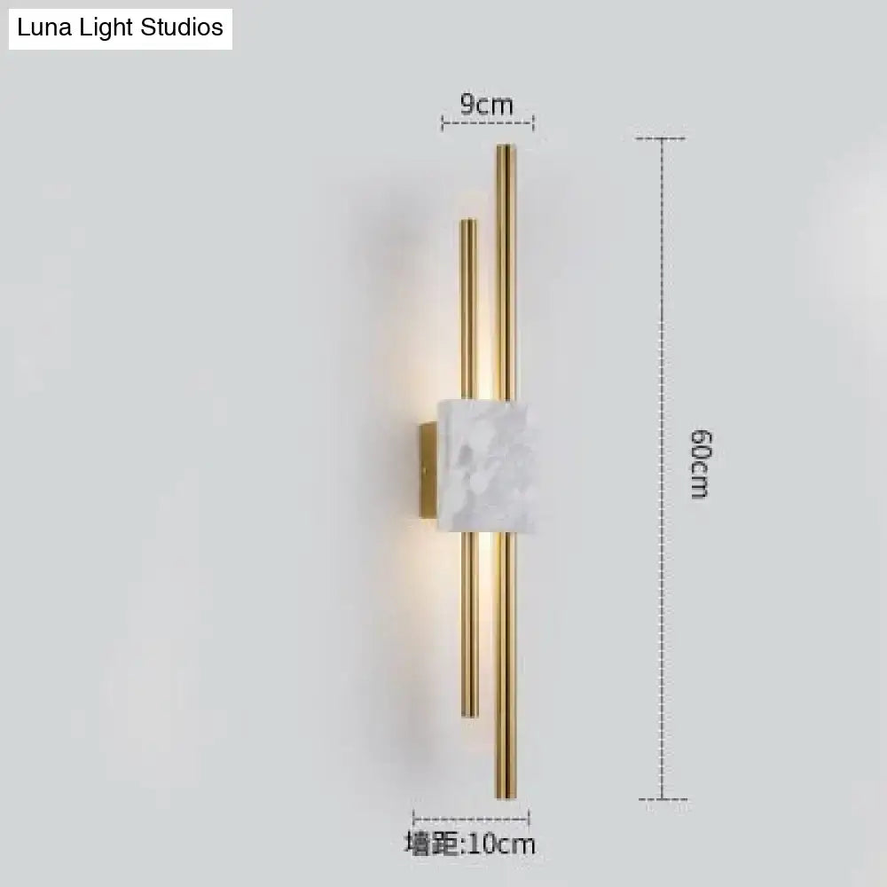 Green Marble LED Wall Lamp
