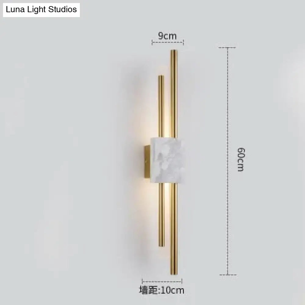 Green Marble LED Wall Lamp