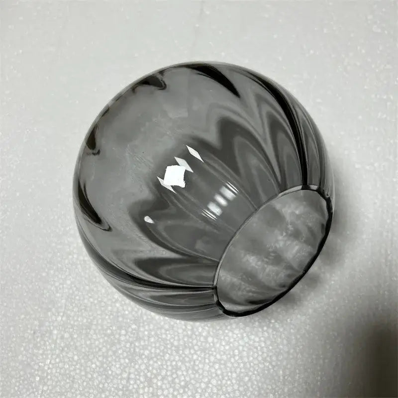 Pink Glass Brass-Finish Wall Sconce