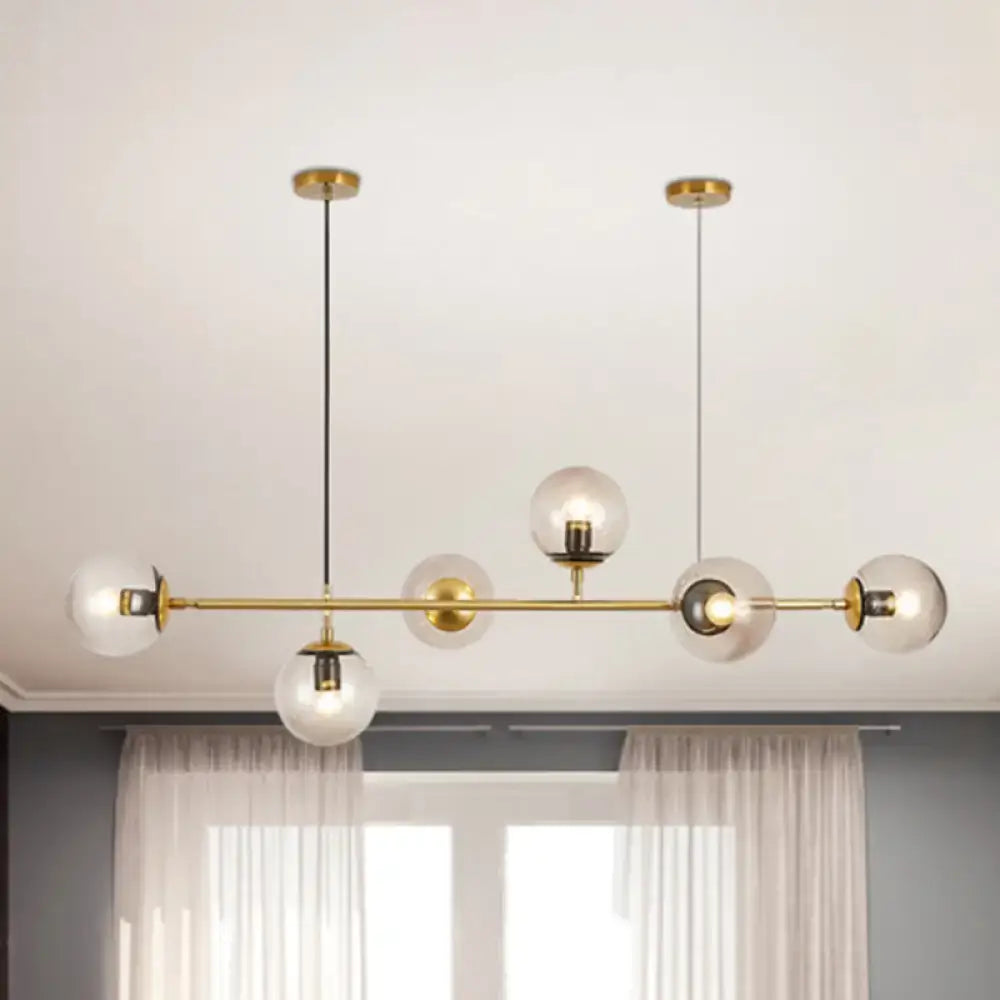 Smoke Gray Bubble Chandelier