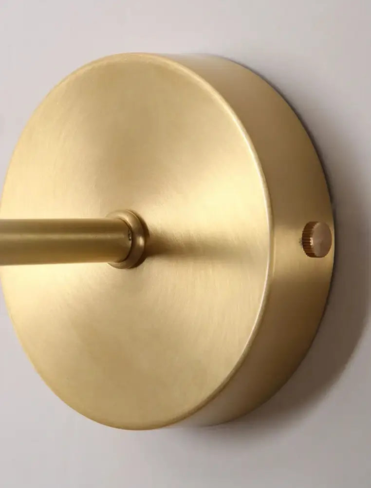Walnut Sphere Wall Light