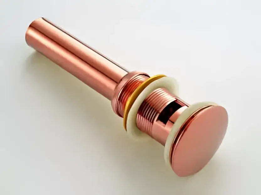 Brass Ceramic Sink Drain with Pop-Up Design