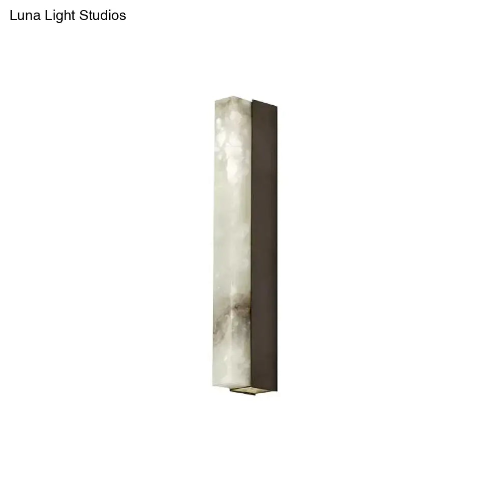 Brass Onyx Wall Sconce