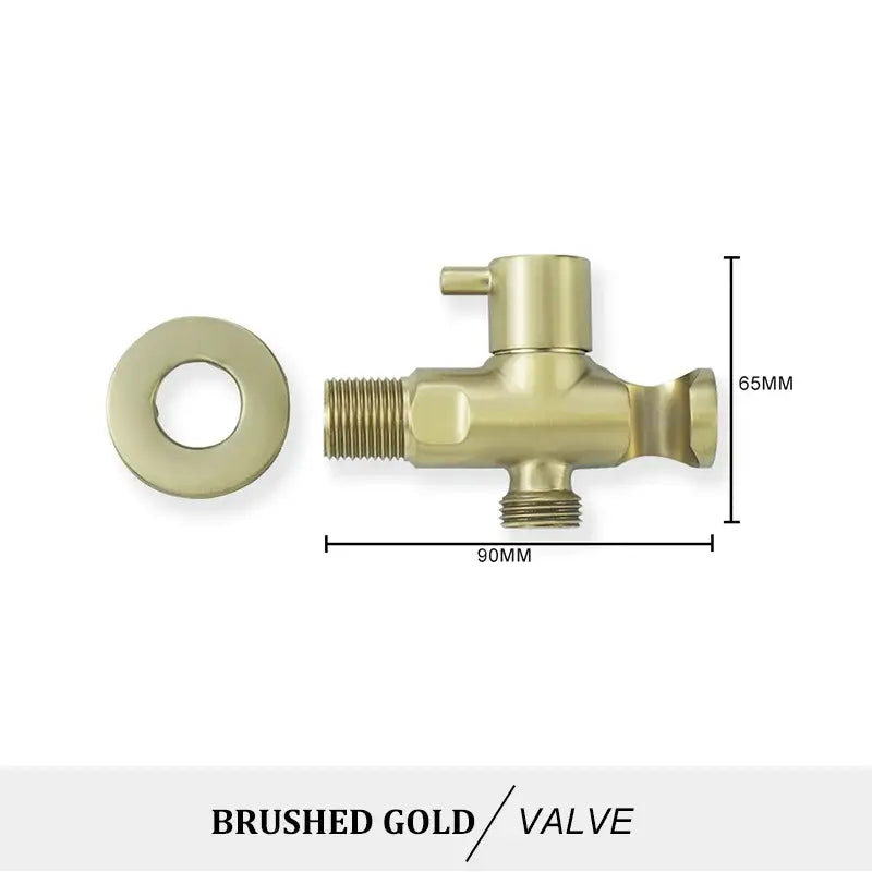 Brass Coiled Bidet Kit