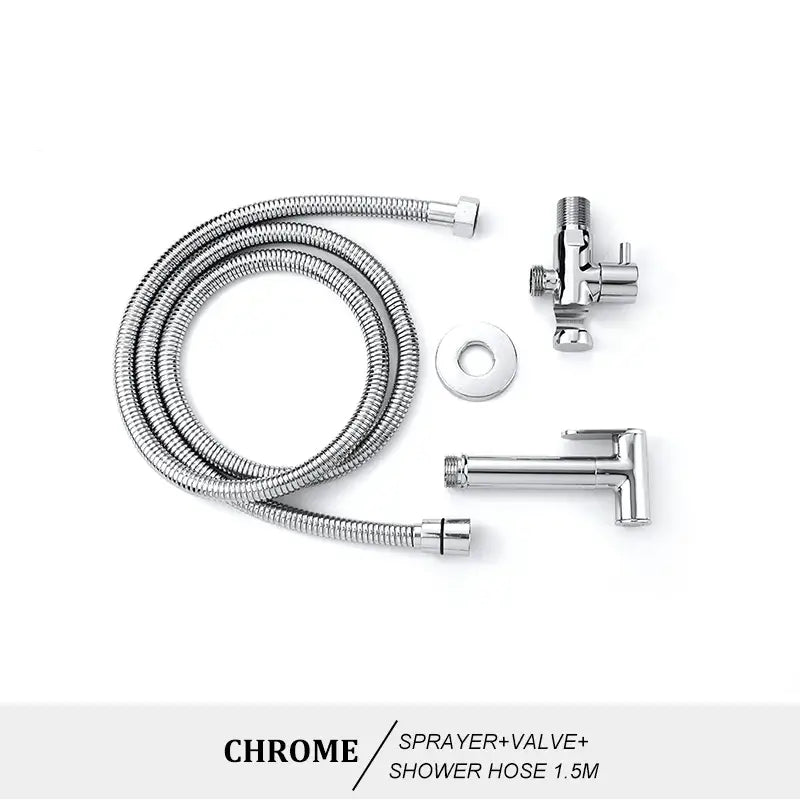 Brass Coiled Bidet Kit