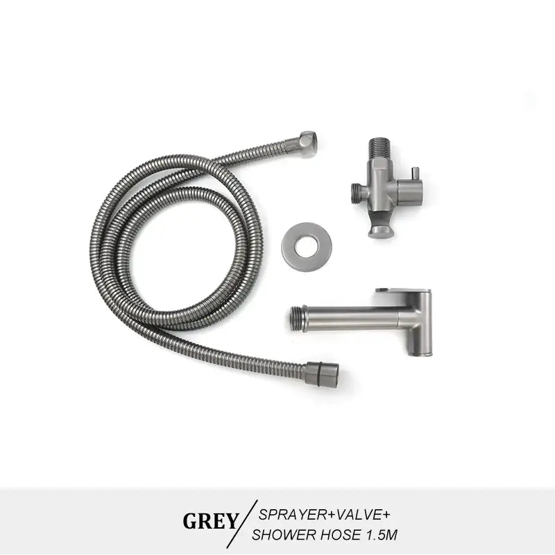 Brass Coiled Bidet Kit