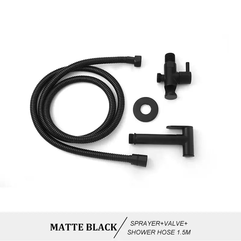 Brass Coiled Bidet Kit