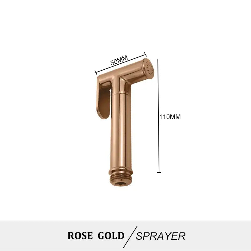 Brass Coiled Bidet Kit