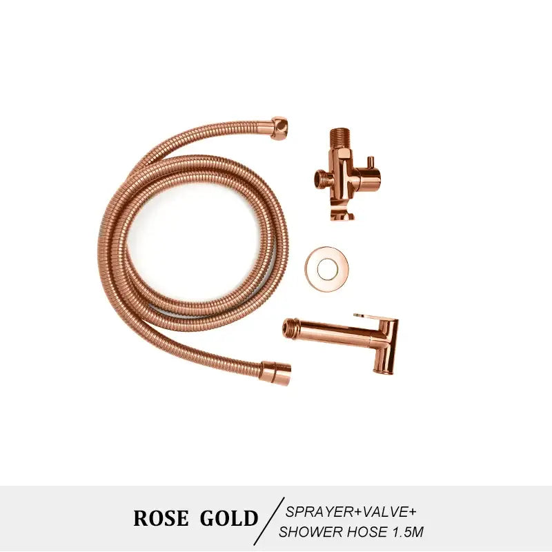 Brass Coiled Bidet Kit