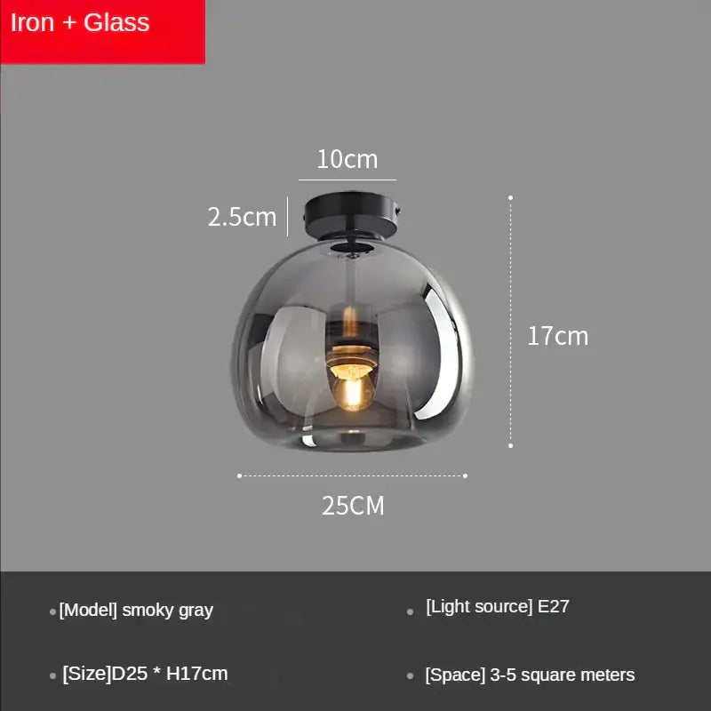 Brass LED Ceiling Light