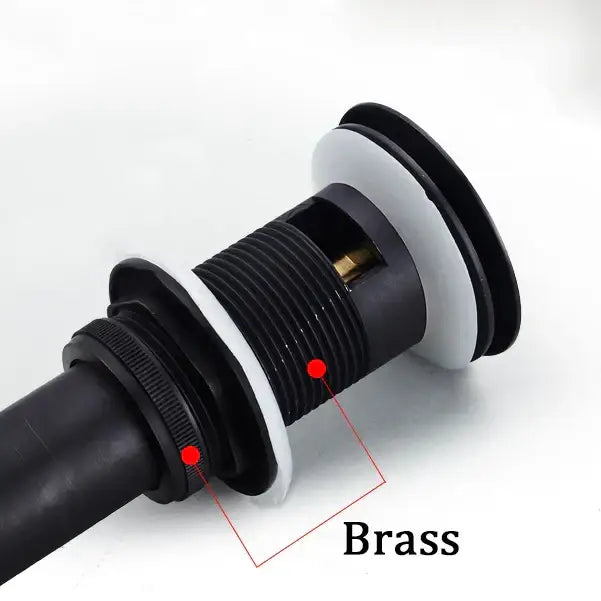 Brass Black Pop Up Drain