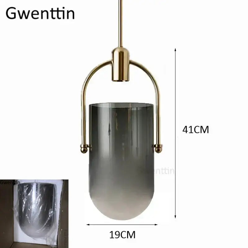 Brass Bucket Pendant Lamp