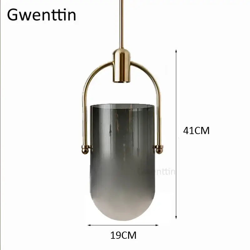 Brass Bucket Pendant Lamp