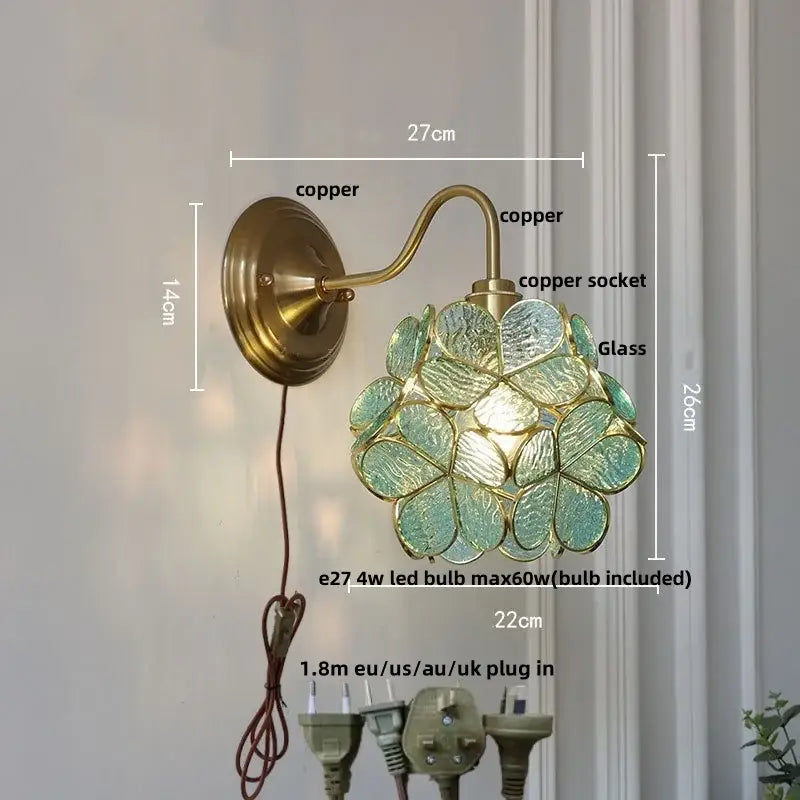 Brass Butterfly Wall Sconce