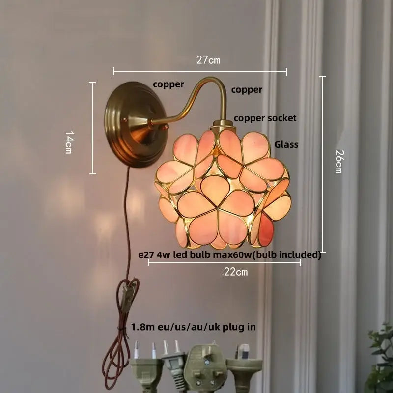 Brass Butterfly Wall Sconce