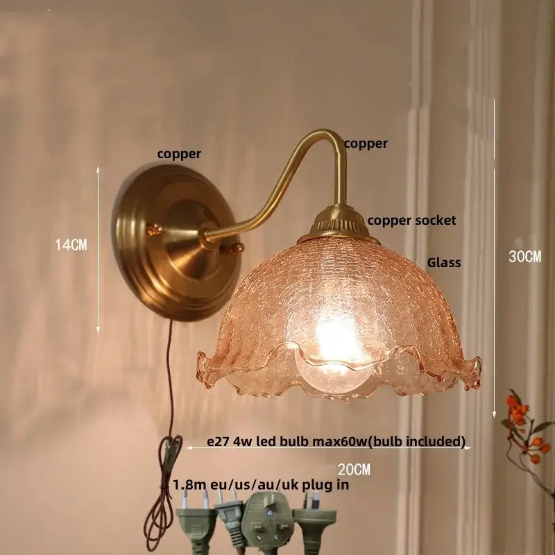 Brass Butterfly Wall Sconce