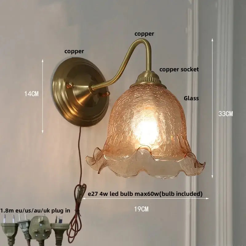 Brass Butterfly Wall Sconce