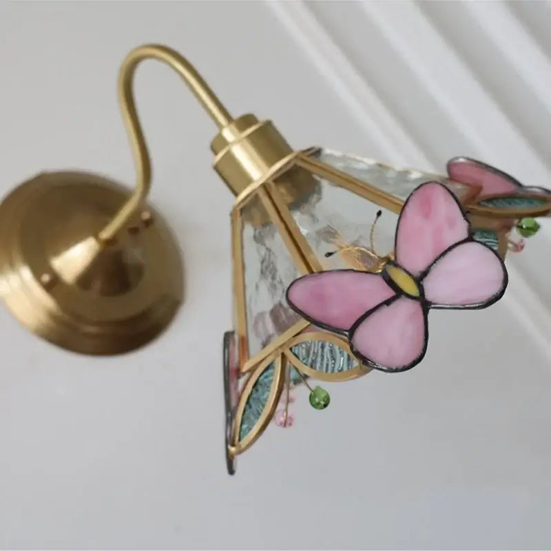 Brass Butterfly Wall Sconce