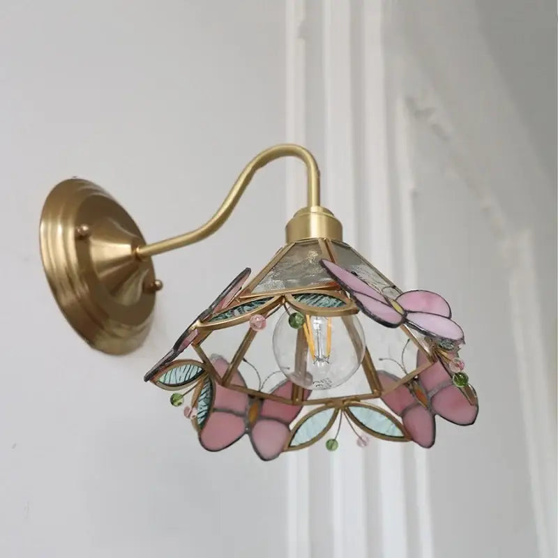 Brass Butterfly Wall Sconce