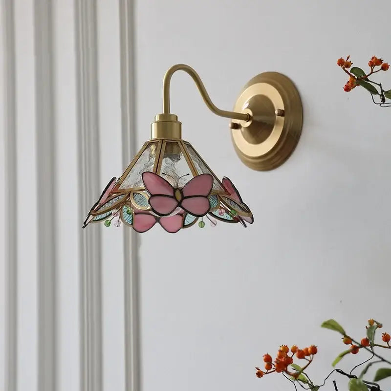 Brass Butterfly Wall Sconce