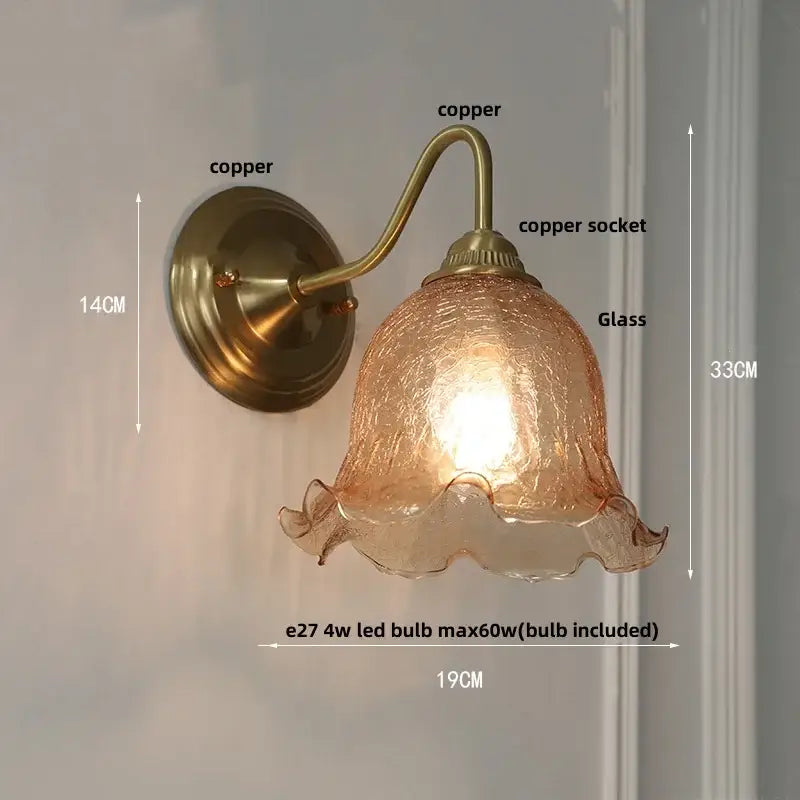 Brass Butterfly Wall Sconce