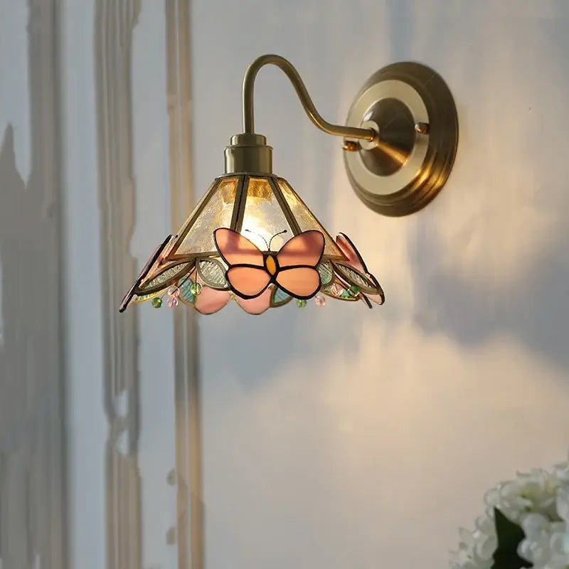 Brass Butterfly Wall Sconce