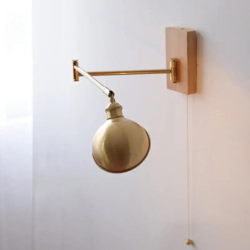 Brass Canopy LED Wall Light