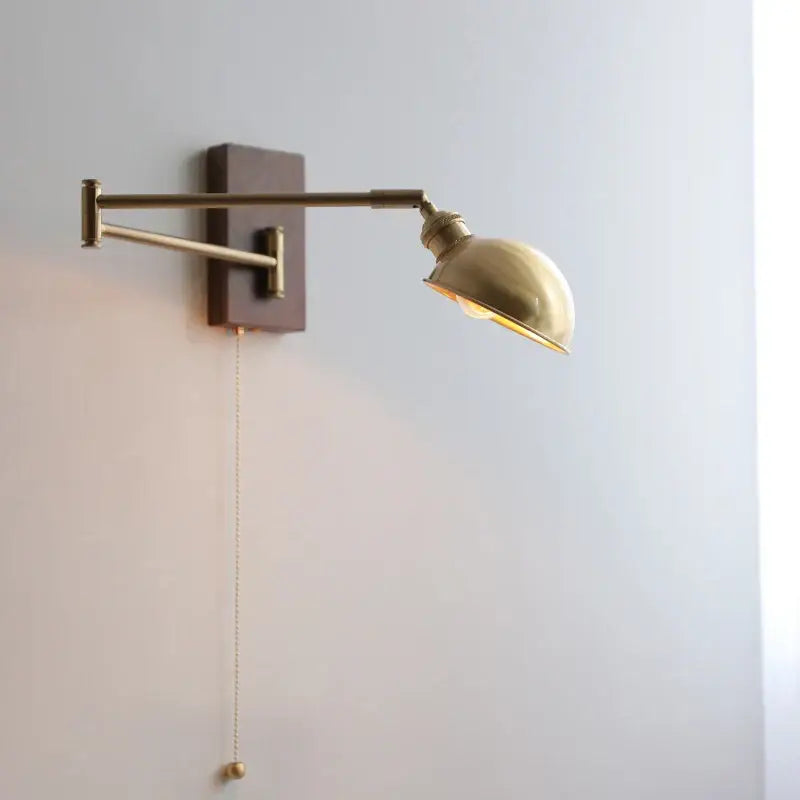 Brass Canopy LED Wall Light
