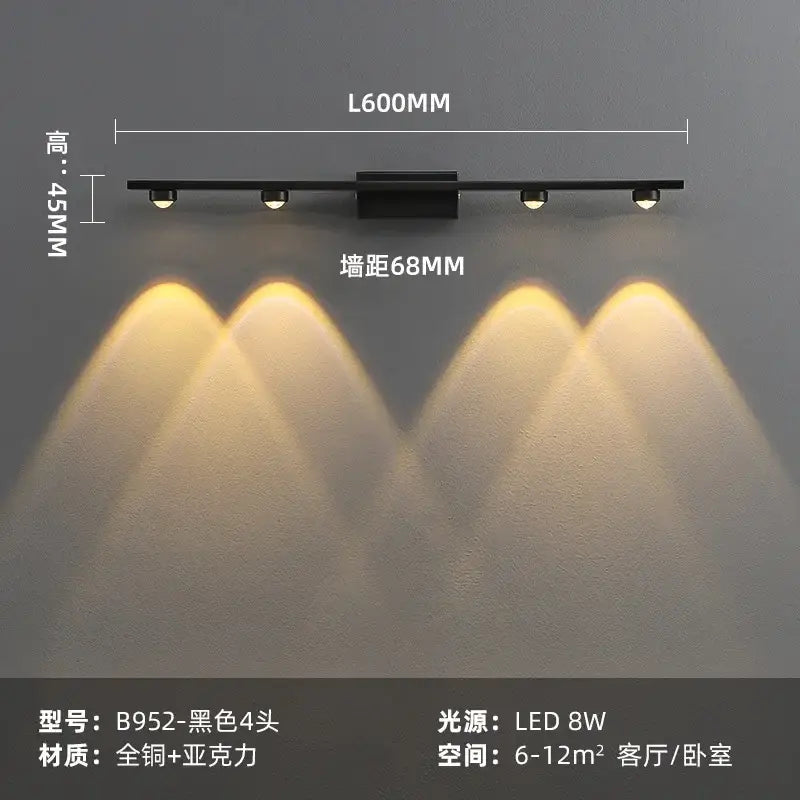 Copper LED Wall Lamp