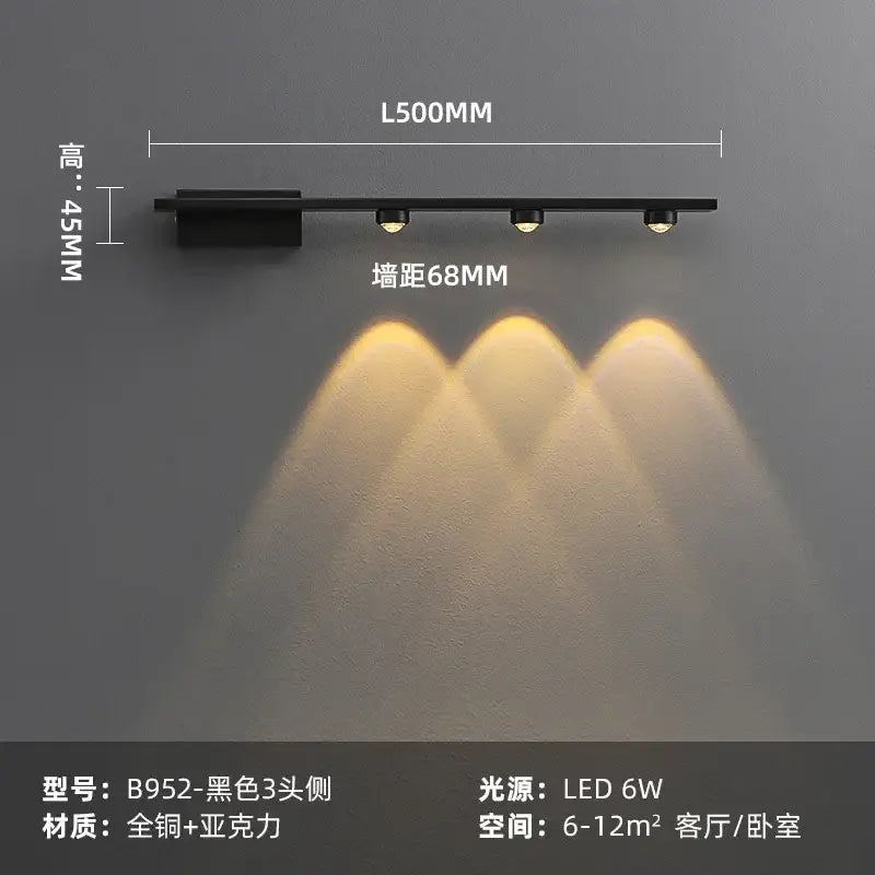 Copper LED Wall Lamp
