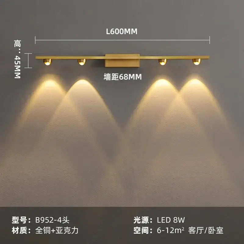 Copper LED Wall Lamp