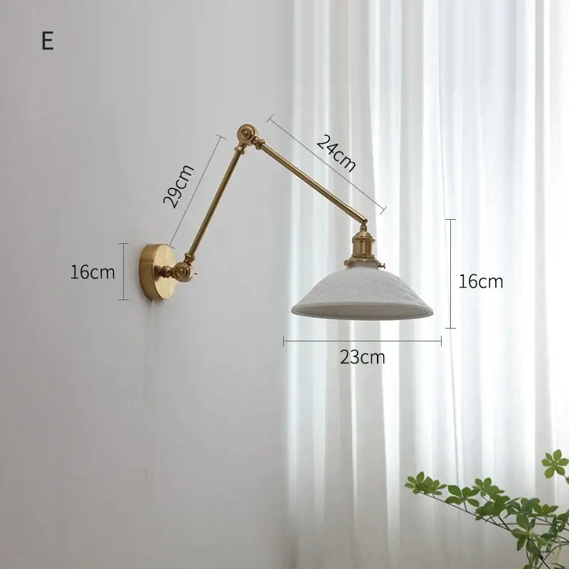 Copper Swing Arm Sconce