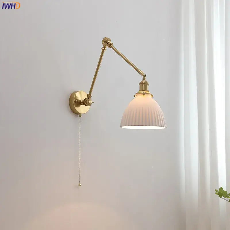 Copper Swing Arm Sconce