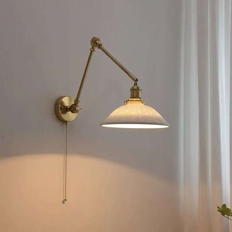 Copper Swing Arm Sconce
