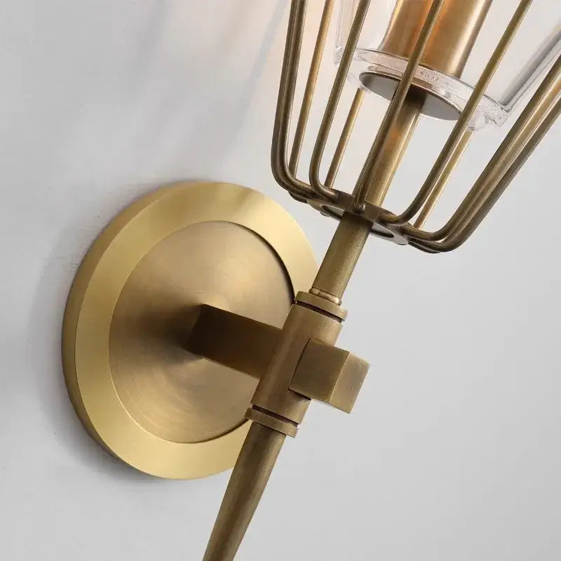 Bronze Crystal Pendant Lamp