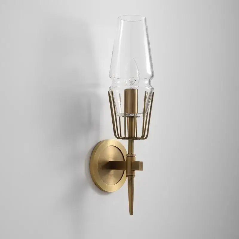 Bronze Crystal Pendant Lamp
