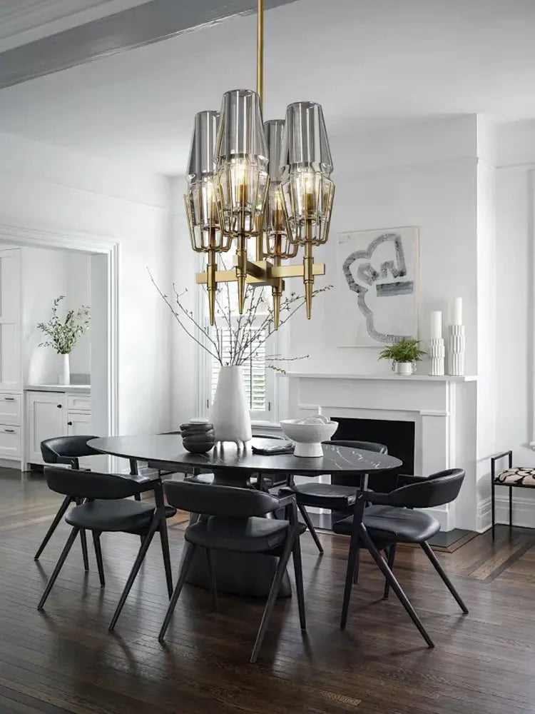 Bronze Crystal Pendant Lamp