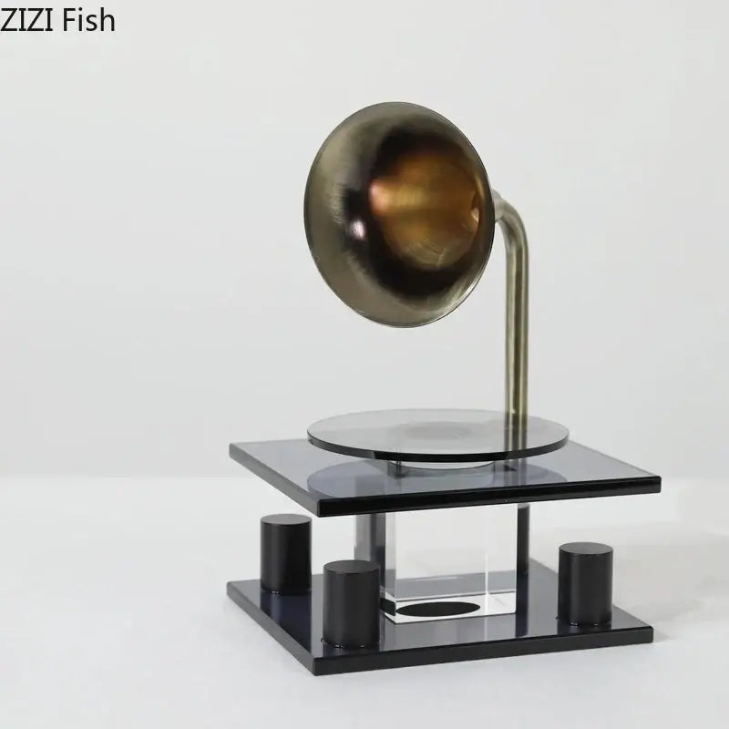 Brass Crystal Music Sculpture