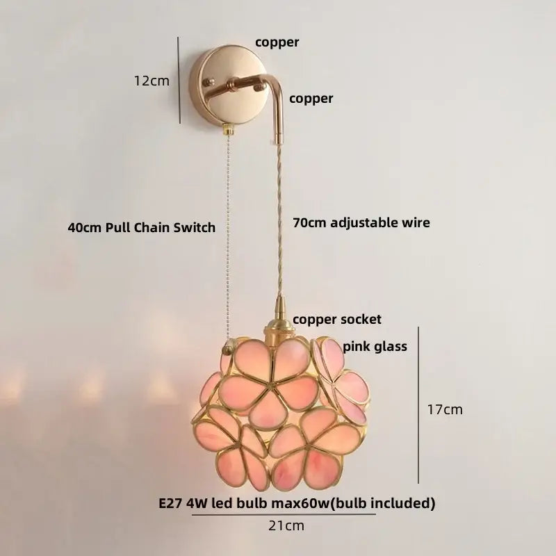 Brass Cube LED Wall Light