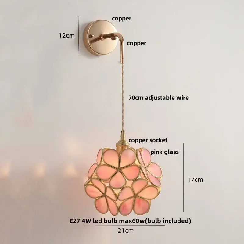 Brass Cube LED Wall Light