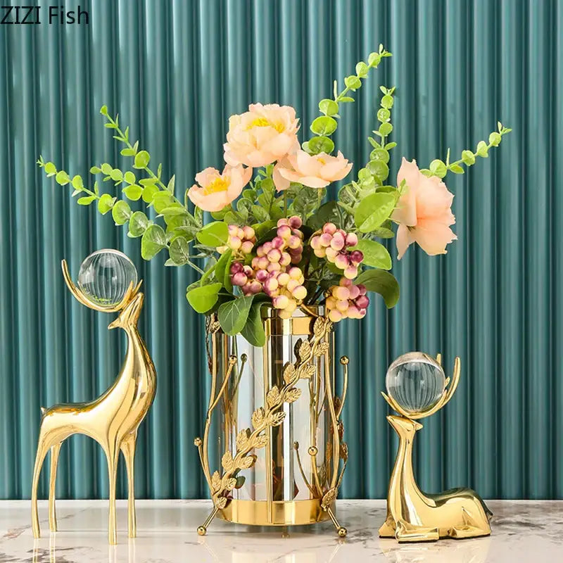 Brass Deer Desk Ornament