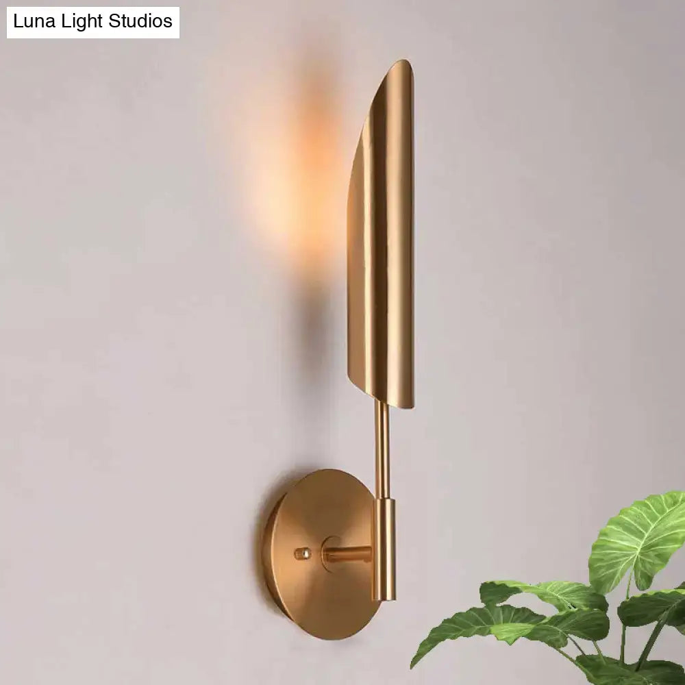 Brass Modern LED Wall Sconce