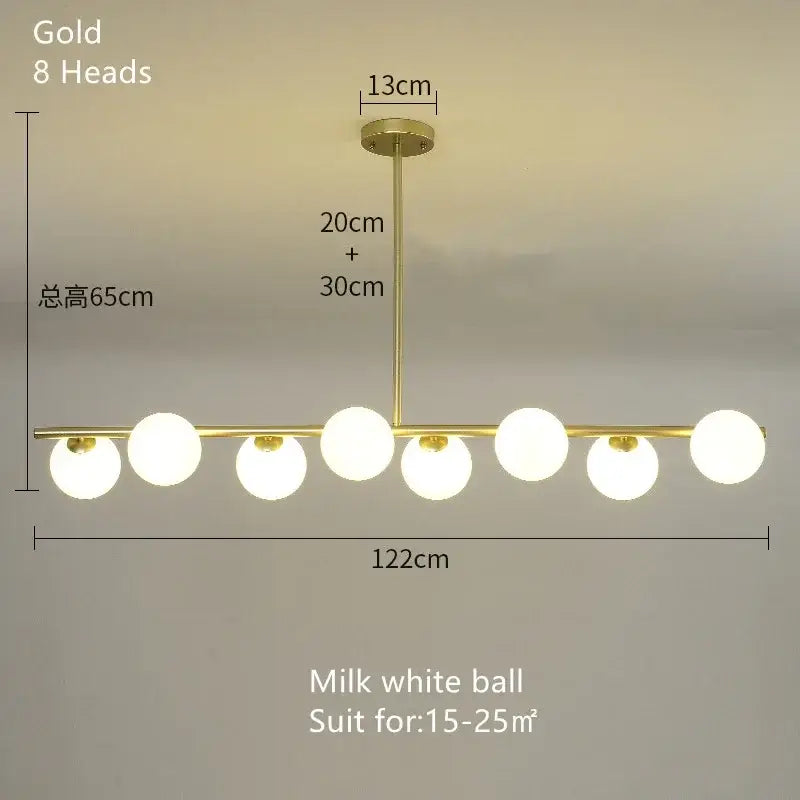 Milk Glass Pendant Chandelier