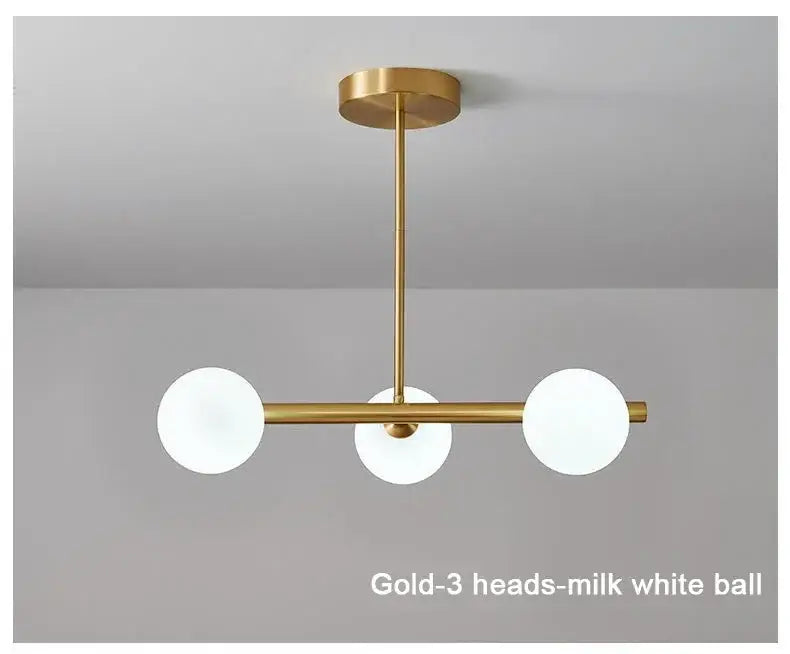 Milk Glass Pendant Chandelier