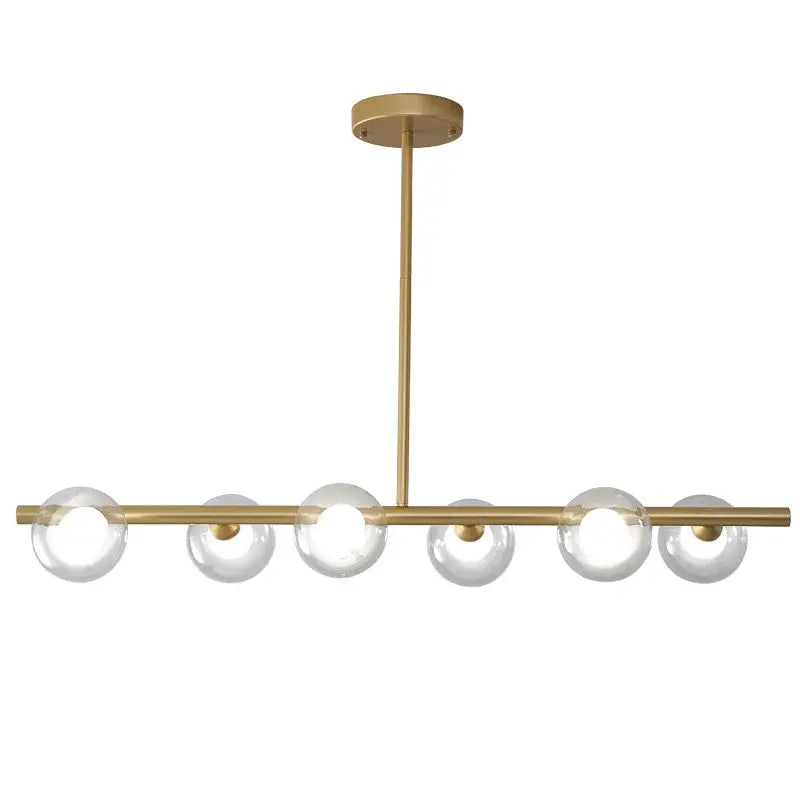 Glass Globe Pendant Chandelier