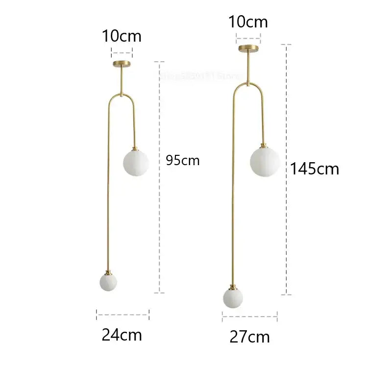 Frosted Globe Pendant Light